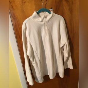 Women Within 18/20 1/4 zip fleece pullover with pockets